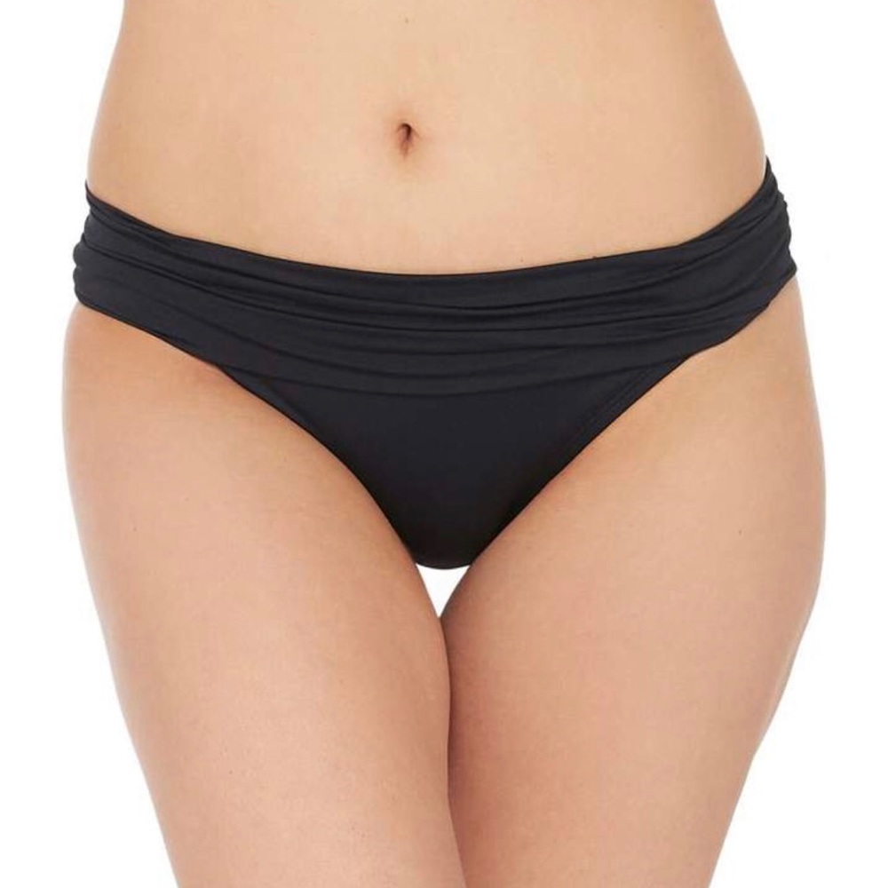 La Blanca Island Goddess Shirred Band Swim Bottom